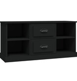 VidaXL Tv-meubel 99,5x35,5x48 cm bewerkt hout zwart