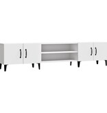 VidaXL Tv-meubel 180x31,5x40 cm bewerkt hout wit