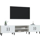VidaXL Tv-meubel 180x31,5x40 cm bewerkt hout wit