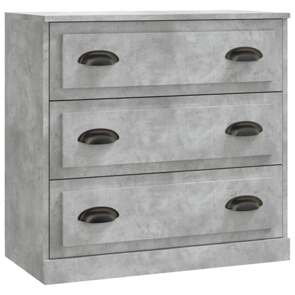 VidaXL Dressoir 70x35,5x67,5 cm bewerkt hout betongrijs