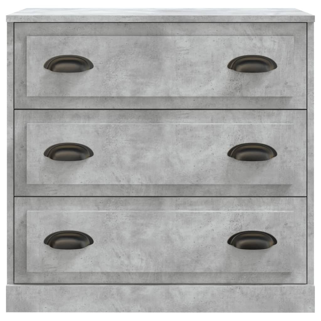 VidaXL Dressoir 70x35,5x67,5 cm bewerkt hout betongrijs