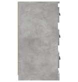 VidaXL Dressoir 70x35,5x67,5 cm bewerkt hout betongrijs