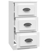 VidaXL Dressoir 36x35,5x67,5 cm bewerkt hout wit