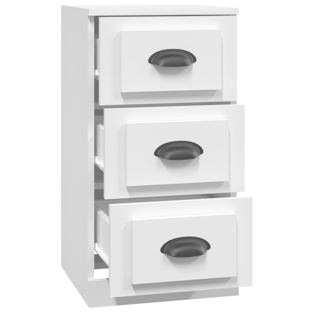 VidaXL Dressoir 36x35,5x67,5 cm bewerkt hout wit