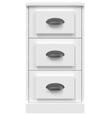 VidaXL Dressoir 36x35,5x67,5 cm bewerkt hout wit