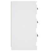 VidaXL Dressoir 36x35,5x67,5 cm bewerkt hout wit