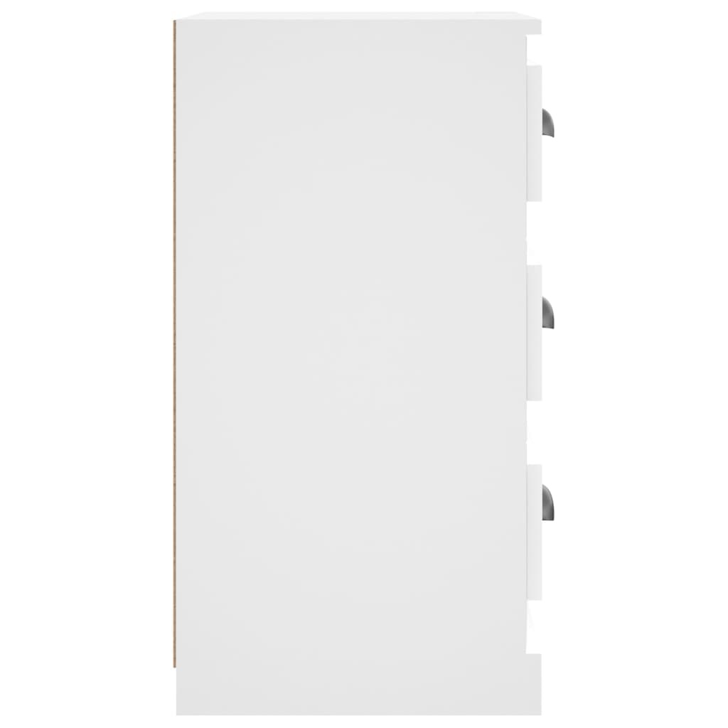 VidaXL Dressoir 36x35,5x67,5 cm bewerkt hout wit