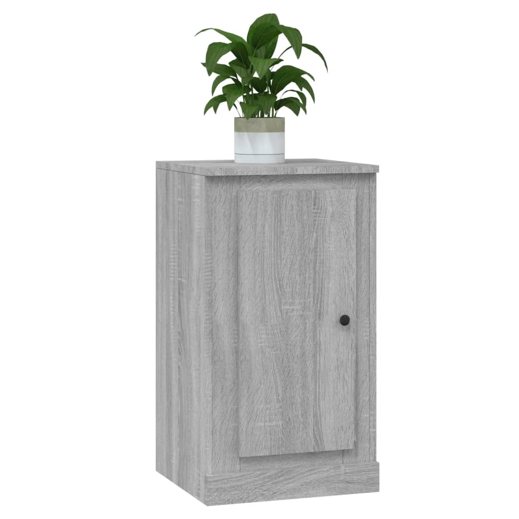 VidaXL Dressoir 37,5x35,5x67,5 cm bewerkt hout grijs sonoma eikenkleur