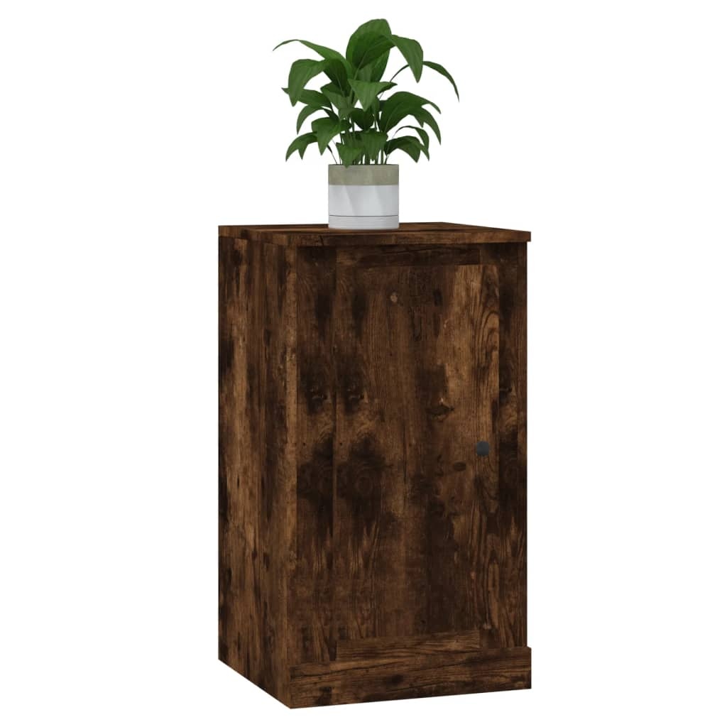 VidaXL Dressoir 37,5x35,5x67,5 cm bewerkt hout gerookt eikenkleurig