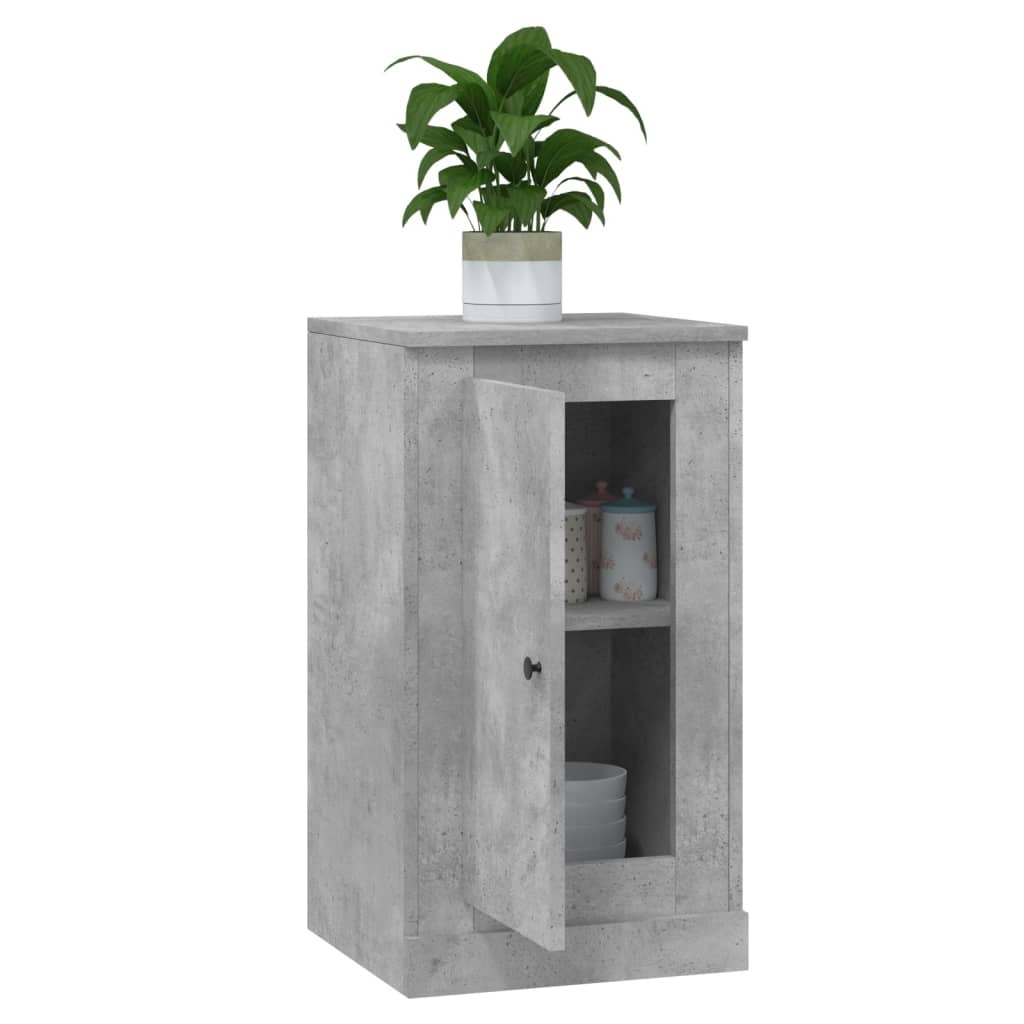 VidaXL Dressoir 37,5x35,5x67,5 cm bewerkt hout betongrijs
