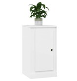 VidaXL Dressoir 37,5x35,5x67,5 cm bewerkt hout hoogglans wit