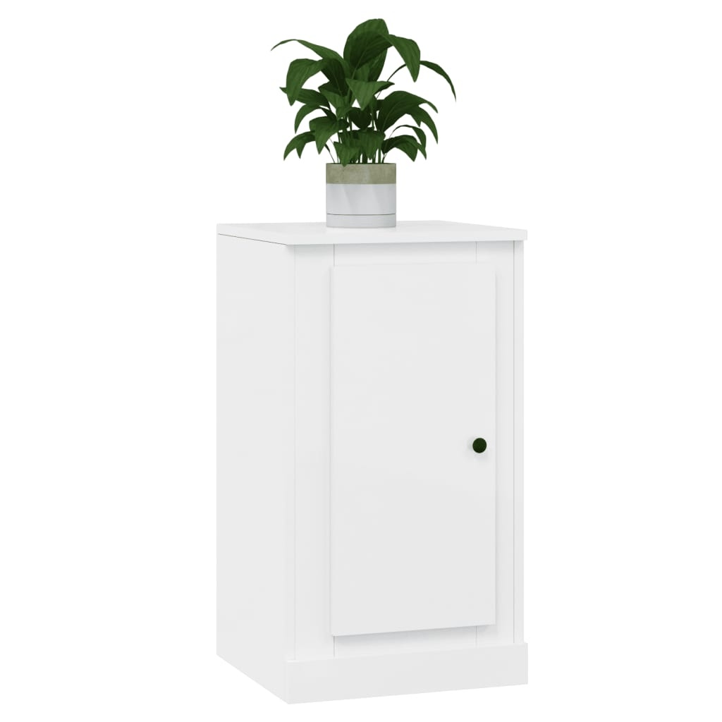 VidaXL Dressoir 37,5x35,5x67,5 cm bewerkt hout hoogglans wit