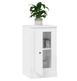 VidaXL Dressoir 37,5x35,5x67,5 cm bewerkt hout hoogglans wit