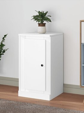 VidaXL Dressoir 37,5x35,5x67,5 cm bewerkt hout wit