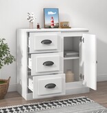 Dressoir 70x35,5x67,5 cm bewerkt hout wit