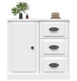 Dressoir 70x35,5x67,5 cm bewerkt hout wit