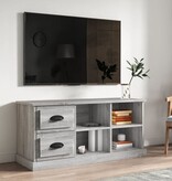 Tv-meubel 102x35,5x47,5 cm bewerkt hout grijs sonoma eikenkleur
