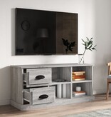 Tv-meubel 102x35,5x47,5 cm bewerkt hout grijs sonoma eikenkleur
