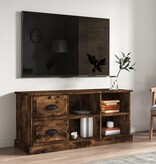 Tv-meubel 102x35,5x47,5 cm bewerkt hout gerookt eikenkleurig