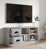 Tv-meubel 102x35,5x47,5 cm bewerkt hout betongrijs