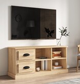 VidaXL Tv-meubel 102x35,5x47,5 cm bewerkt hout sonoma eikenkleurig