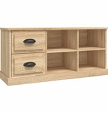 VidaXL Tv-meubel 102x35,5x47,5 cm bewerkt hout sonoma eikenkleurig