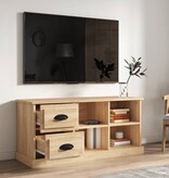 VidaXL Tv-meubel 102x35,5x47,5 cm bewerkt hout sonoma eikenkleurig
