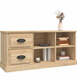 VidaXL Tv-meubel 102x35,5x47,5 cm bewerkt hout sonoma eikenkleurig