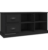 VidaXL Tv-meubel 102x35,5x47,5 cm bewerkt hout zwart