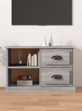vidaXL Tv-meubel 73x35,5x47,5 cm bewerkt hout grijs sonoma eikenkleur