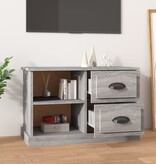 VidaXL Tv-meubel 73x35,5x47,5 cm bewerkt hout grijs sonoma eikenkleur