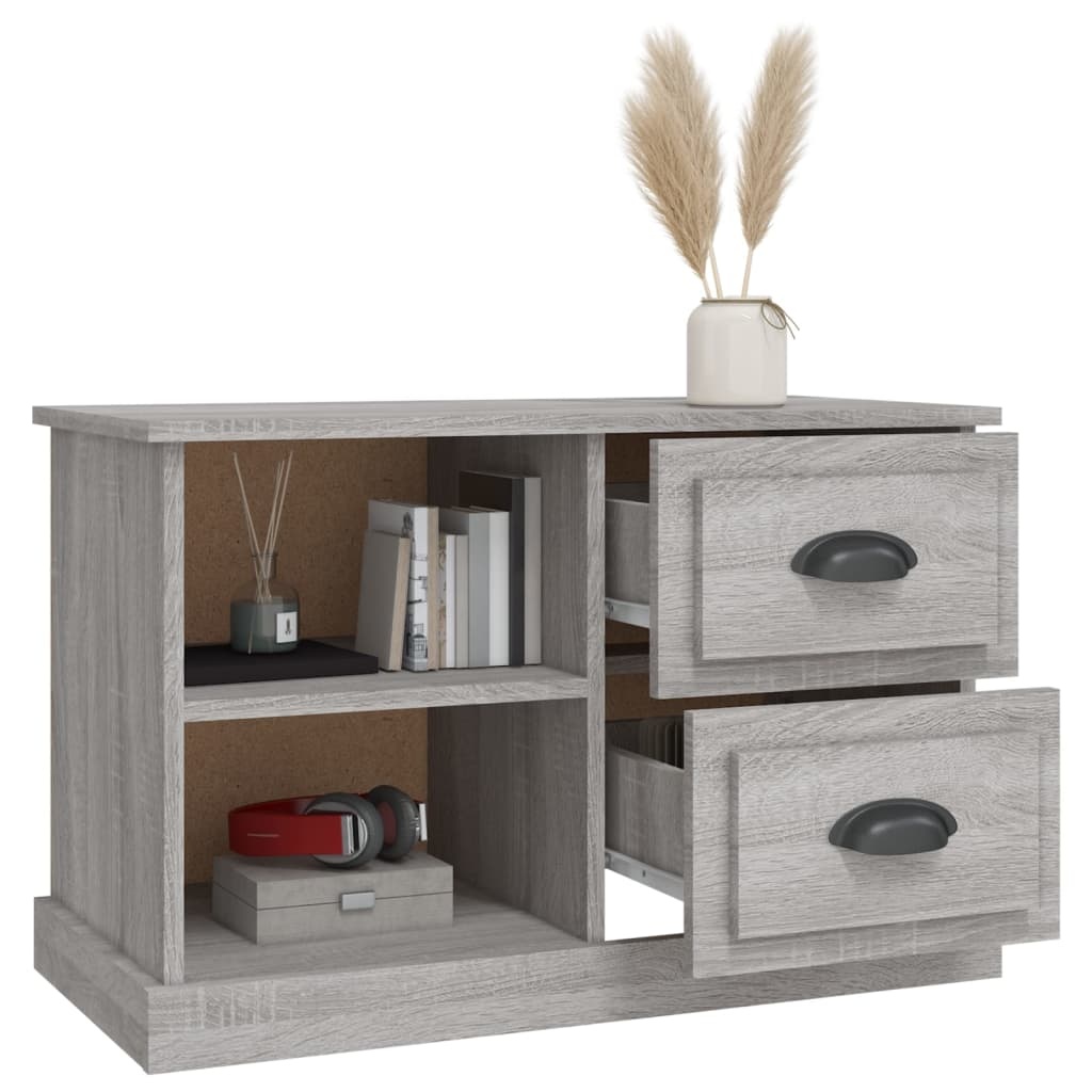 VidaXL Tv-meubel 73x35,5x47,5 cm bewerkt hout grijs sonoma eikenkleur