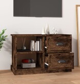 VidaXL Tv-meubel 73x35,5x47,5 cm bewerkt hout gerookt eikenkleurig