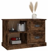 VidaXL Tv-meubel 73x35,5x47,5 cm bewerkt hout gerookt eikenkleurig