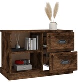 VidaXL Tv-meubel 73x35,5x47,5 cm bewerkt hout gerookt eikenkleurig