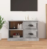 VidaXL Tv-meubel 73x35,5x47,5 cm bewerkt hout betongrijs