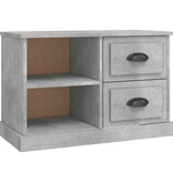VidaXL Tv-meubel 73x35,5x47,5 cm bewerkt hout betongrijs