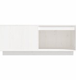 VidaXL Salontafel 100x101x40,5 cm massief grenenhout wit
