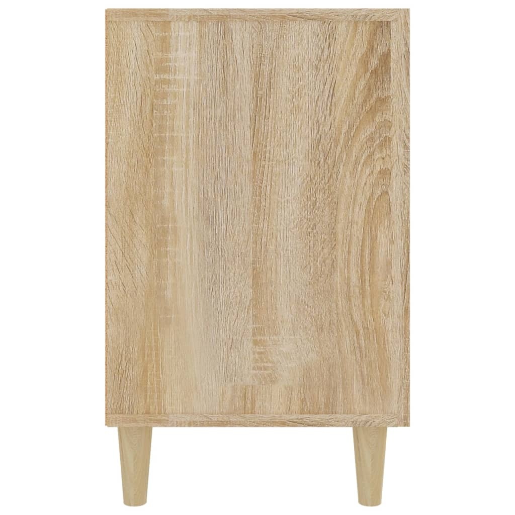 VidaXL Dressoir 100x36x60 cm bewerkt hout sonoma eikenkleurig