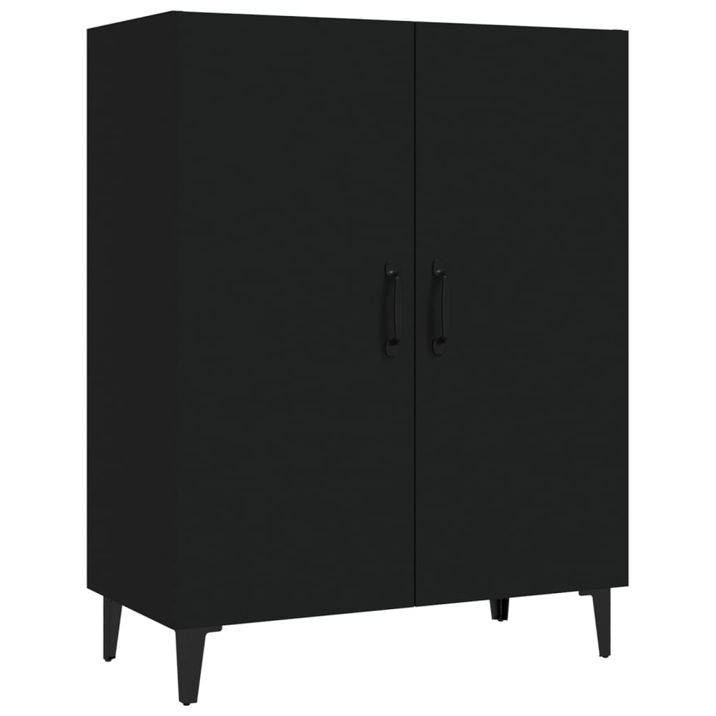 VidaXL Dressoir 70x34x90 cm bewerkt hout zwart