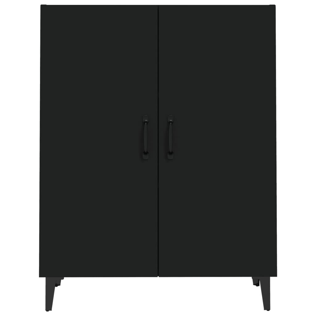 VidaXL Dressoir 70x34x90 cm bewerkt hout zwart