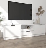 VidaXL Tv-meubel 140x35x40 cm bewerkt hout wit