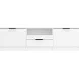 VidaXL Tv-meubel 140x35x40 cm bewerkt hout wit