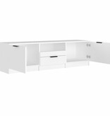 VidaXL Tv-meubel 140x35x40 cm bewerkt hout wit