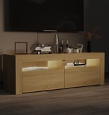 VidaXL Tv-meubel met LED-verlichting 120x35x40cm sonoma eikenkleurig