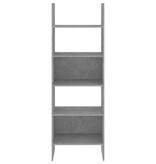 VidaXL Boekenkast 60x35x180 cm spaanplaat betongrijs