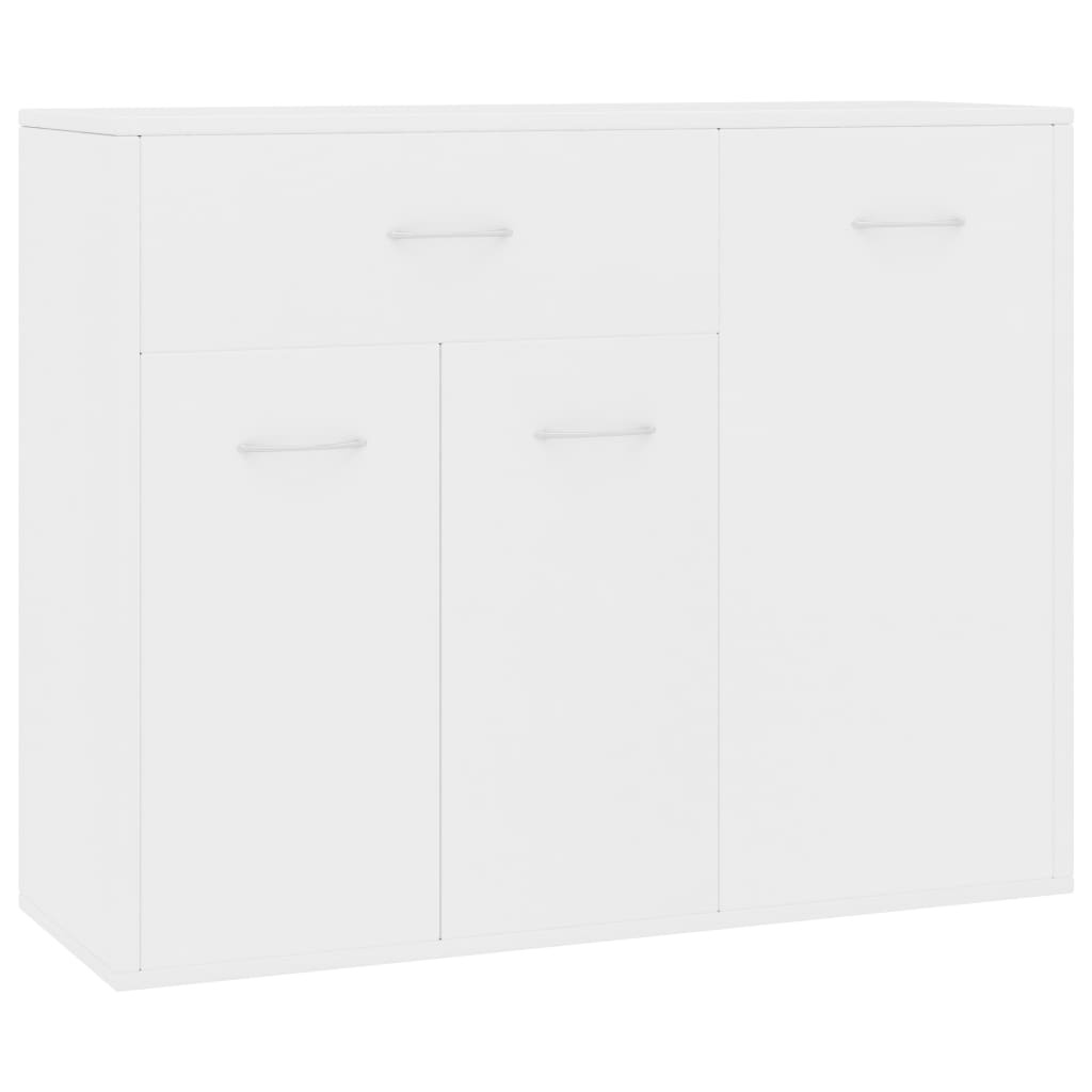 VidaXL Dressoir 88x30x70 cm bewerkt hout wit