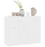 VidaXL Dressoir 88x30x70 cm bewerkt hout wit