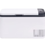 VidaXL Koelbox met handvat 25 L PP & PE zwart en wit