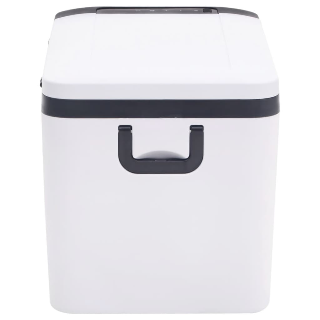 VidaXL Koelbox met handvat 18 L PP & PE zwart en wit